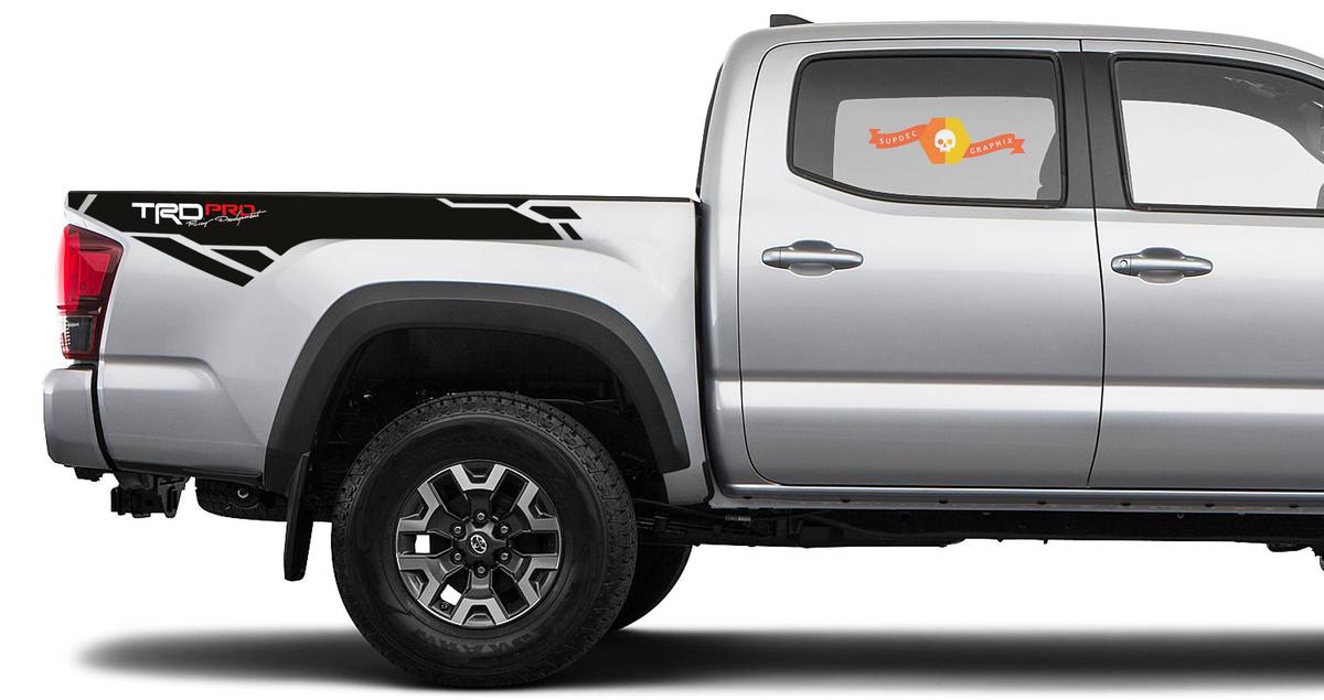 2 X Toyota Tacoma Trd PRO Racing Development 2016-2020 side Vinyl Decals sticker 