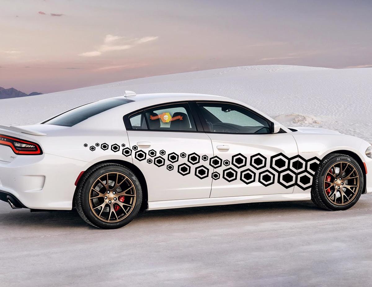 2X Dodge Charger SCAT PACK side Vinyl Decals graphics sticker 2011-2019 Scatpack