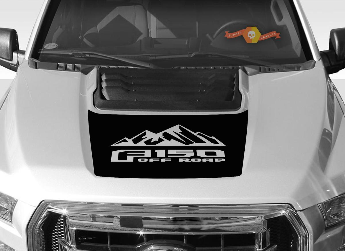 FORD F-150 Raptor SVT Hood Graphics 2015-2019 - Ford Racing Stripe Stickers Decals
