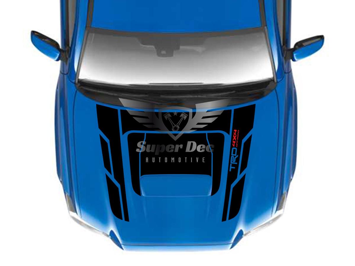 TRD 4x4 PRO Sport Off Road Hood Vinyl Stickers Decal fit to Tacoma 16-21
