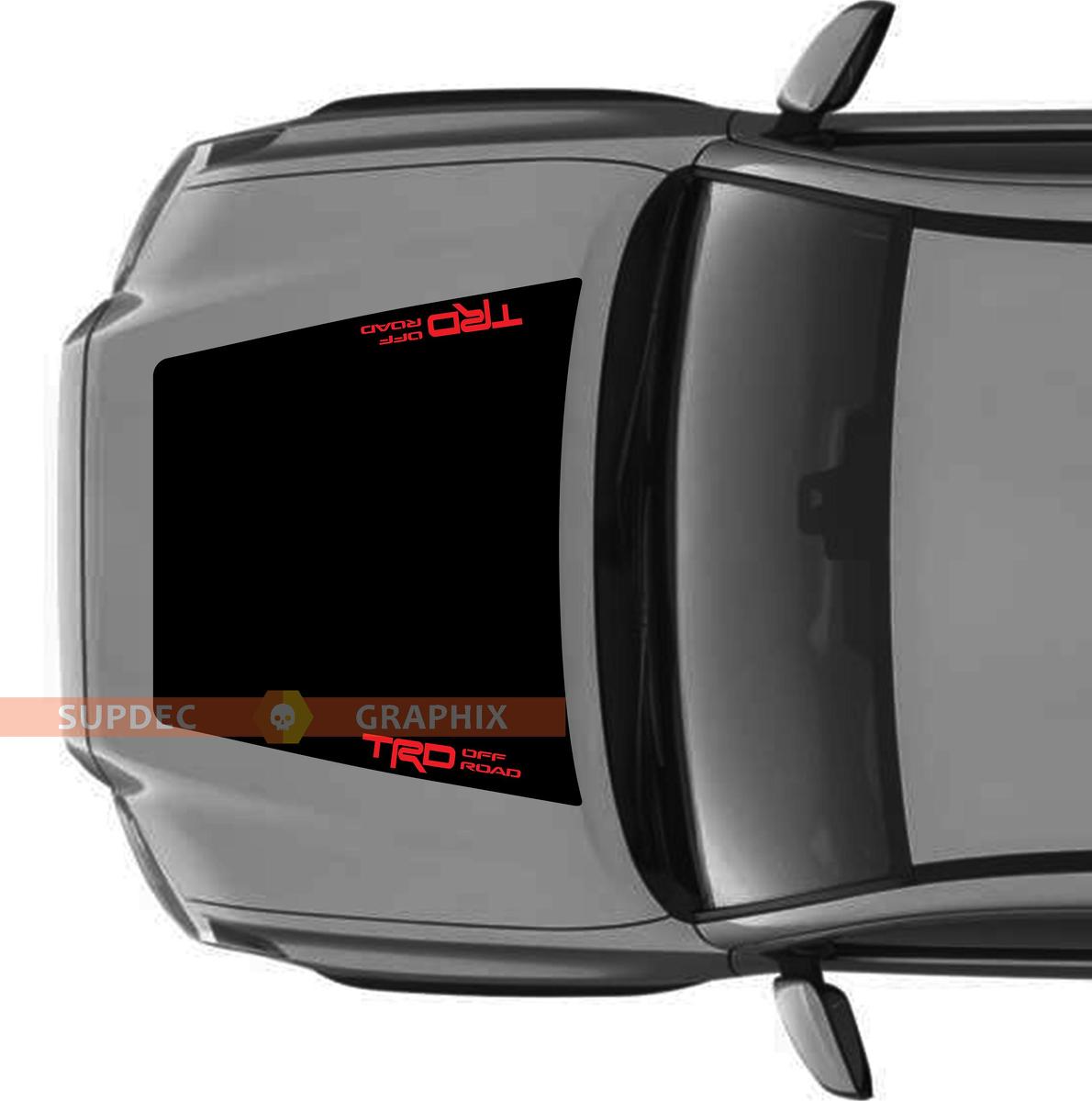 Huge TRD 4x4 PRO Sport Off Road NO SCOOP! Hood Vinyl Stickers Decal fit to Toyota Tacoma 2016 - 2021 models