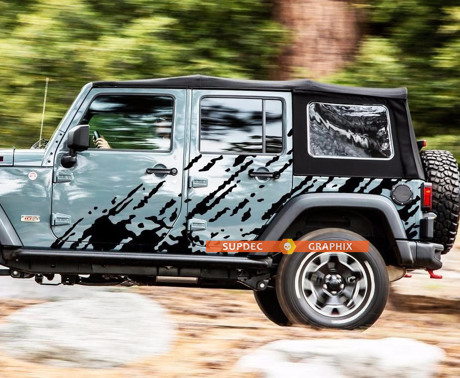 Mud SPLASH GRAPHICS UNIVERSAL Stickers Decals for trucks Jeep wrangler Toyota fj cruiser etc