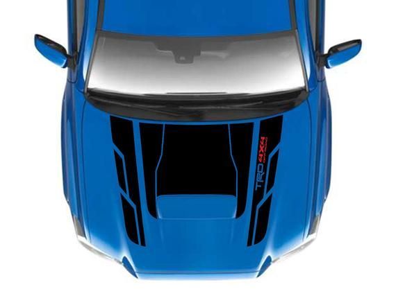 TRD 4x4 PRO Sport Off Road Hood Vinyl Stickers Decal fit to Tacoma 16-2021
