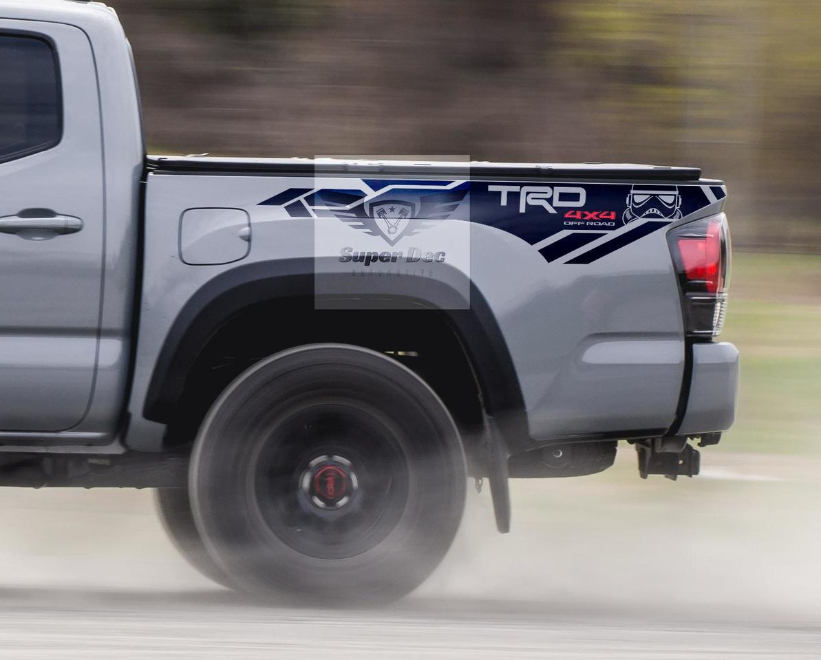 TRD Stormtrooper Side Vinyl Stickers Decal fit to Tacoma 2013 - 2020 or Tundra 2013 - 2020 fit to TRD