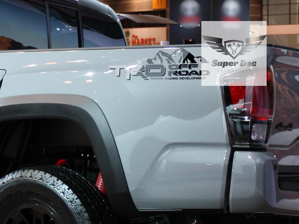 Monochrome shadows of grey Mountains TRD off road 4x4 sport PRO