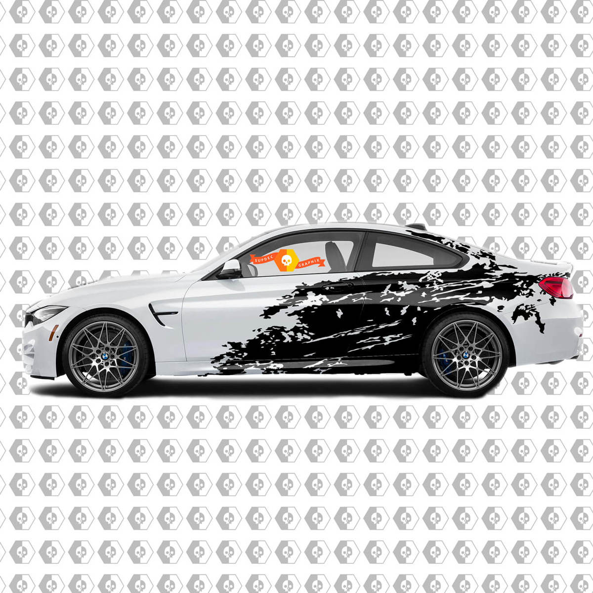 Unique Splash Grange Graphics Kit for BMW 4 series F32 Coupe M4
