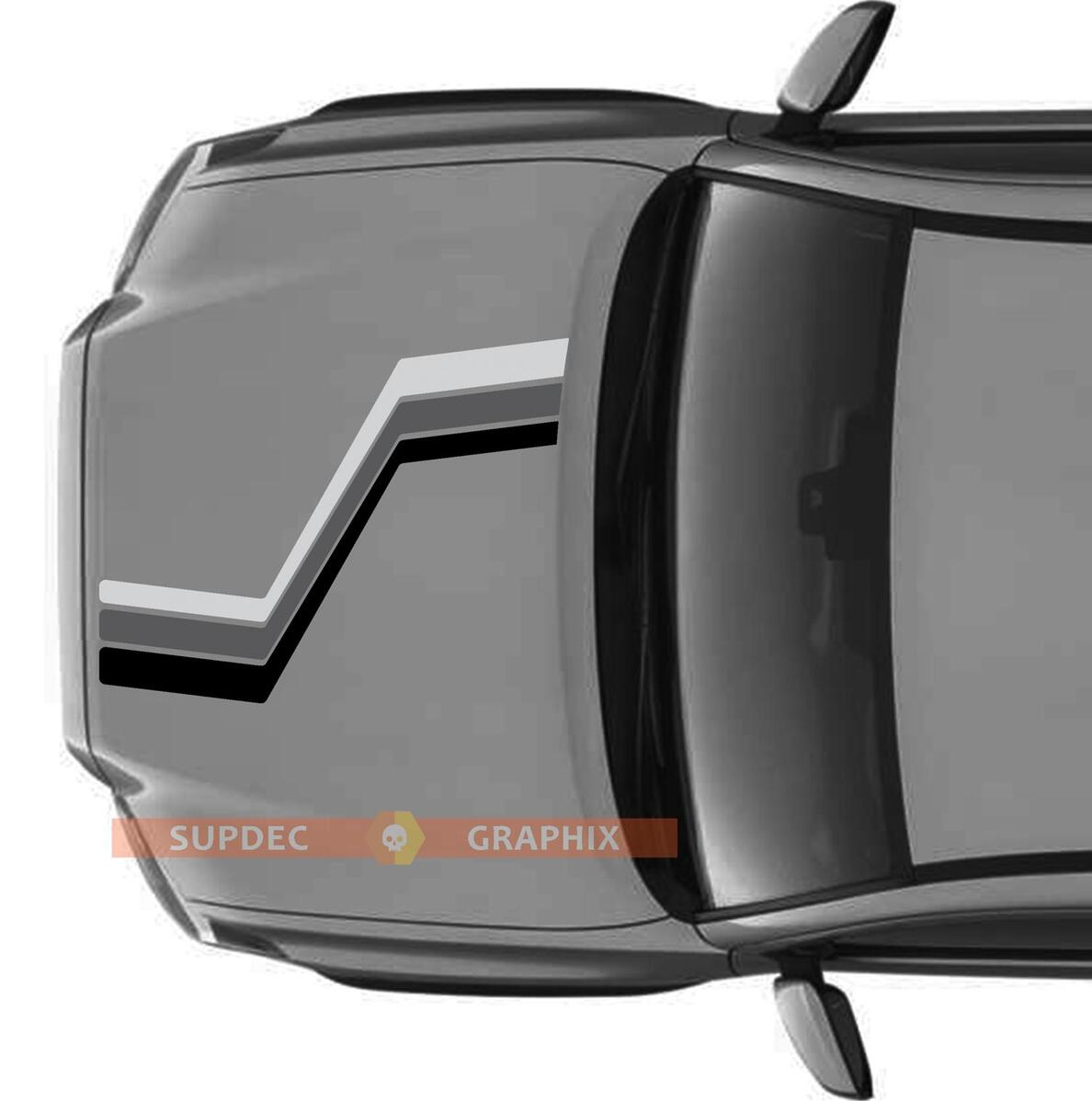 Toyota Tacoma TRD Sport PRO Hood Monochrome retro vintage Sticker Decal Graphics 2016 - 2020