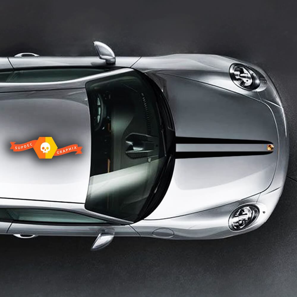 Porsche Stickers Hood Porsche 911 Racing Edition Stripes Kit Decal Sticker