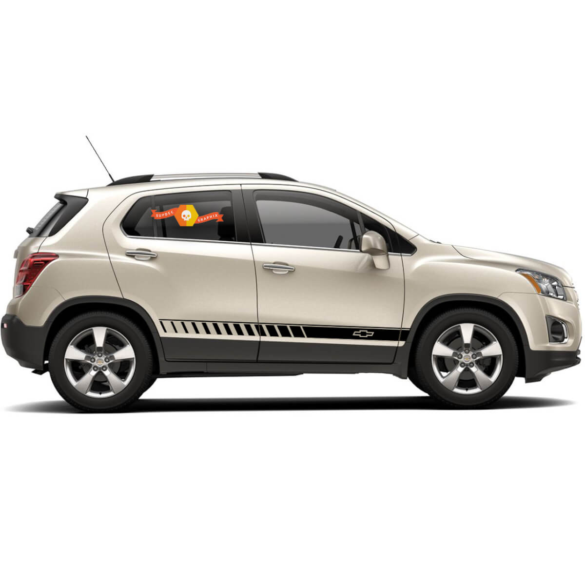 Chevy Trax Side Stripe Graphic Sticker Decal door line Sticker Decal graphics