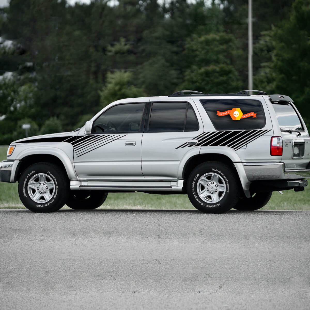 Vintage Style 1996 - 2002 toyota sr5 graphics decal sticker 4Runner Side Vinyl Decals Stickers for Toyota 4Runner TRD