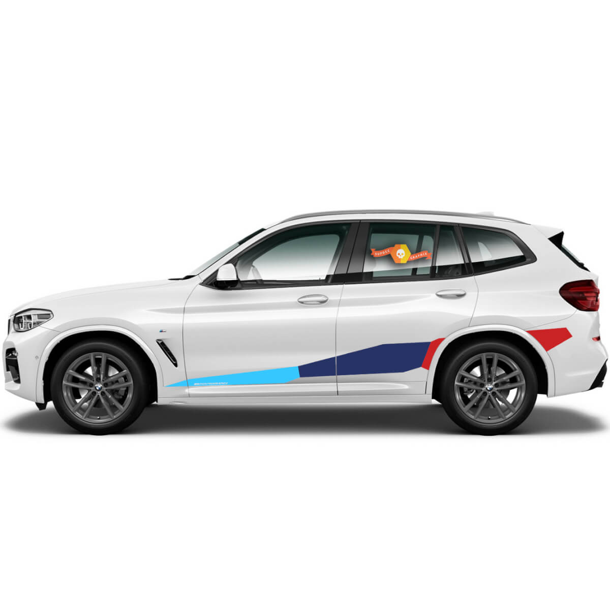 BMW M Power M Performance Huge Side New vinyl decals stickers for BMW G05 G06 X5 X6 series X5M X6M F95 F96