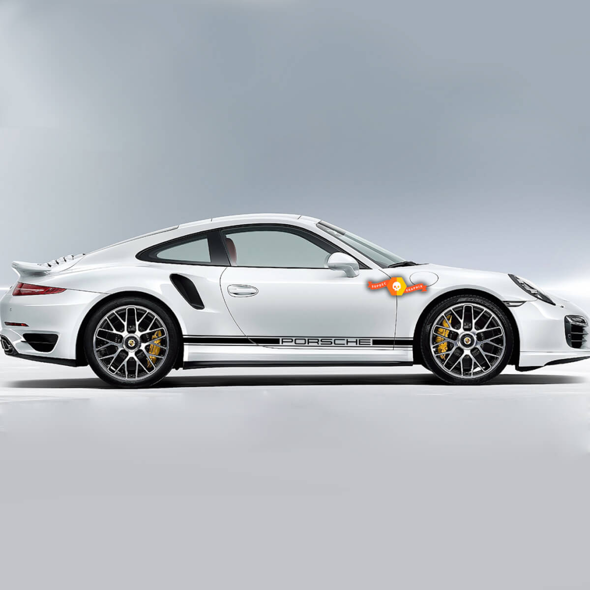 Porsche One Color Side Stripes Side stripes one color Or Any Porsche