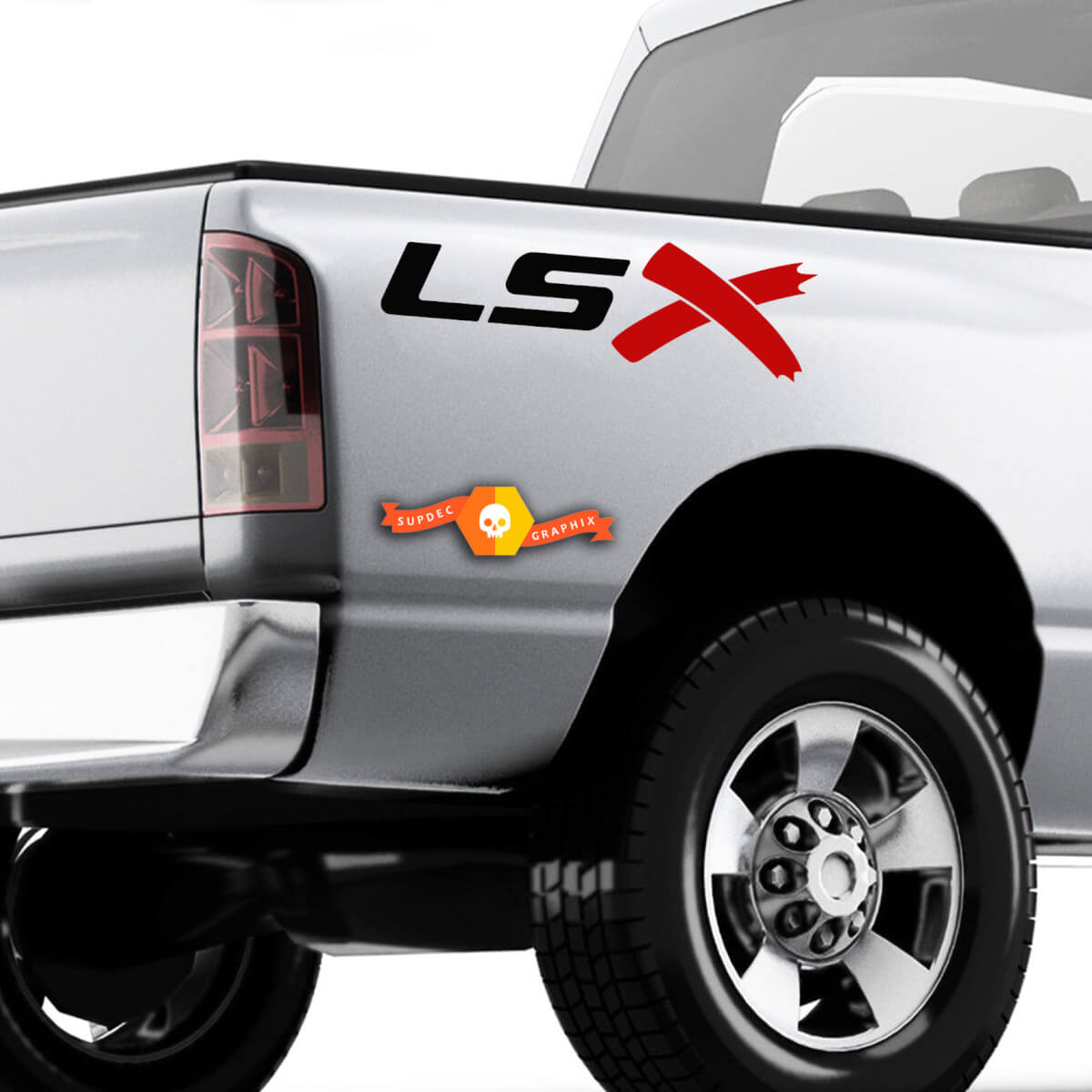 LSX Swapped Truck Bedside Stickers Decals Chevy Silverado C10 S10 Colorado