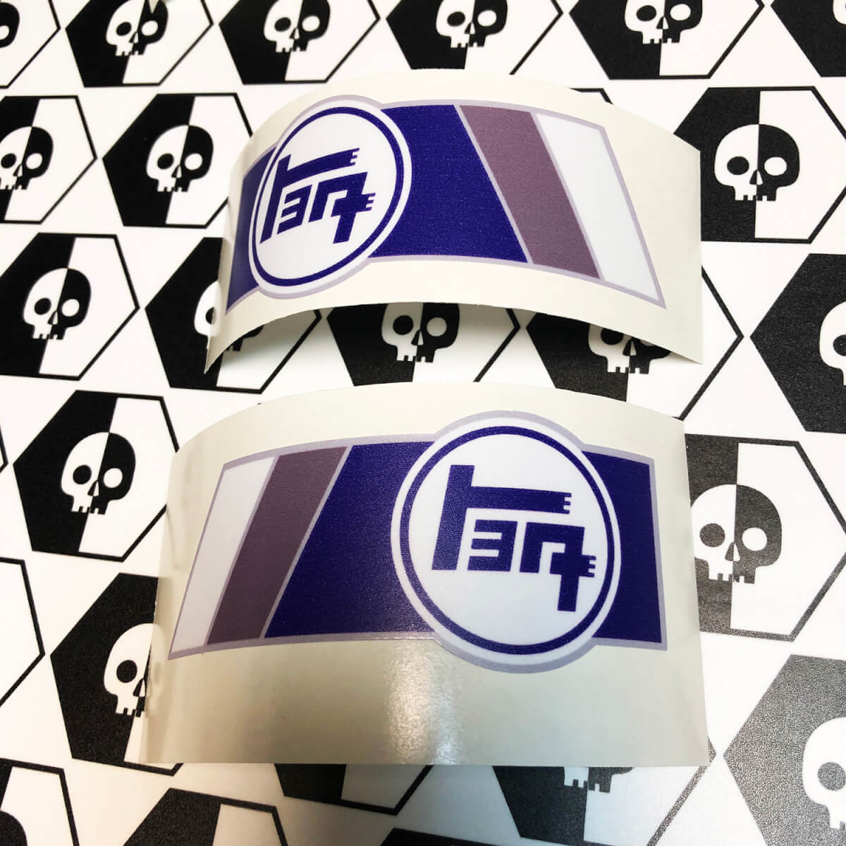 Pair TRD TEQ Vintage Retro Old Style Vinyl Stickers Decal fit to Toyota 4Runner Tacoma FJ Cruiser