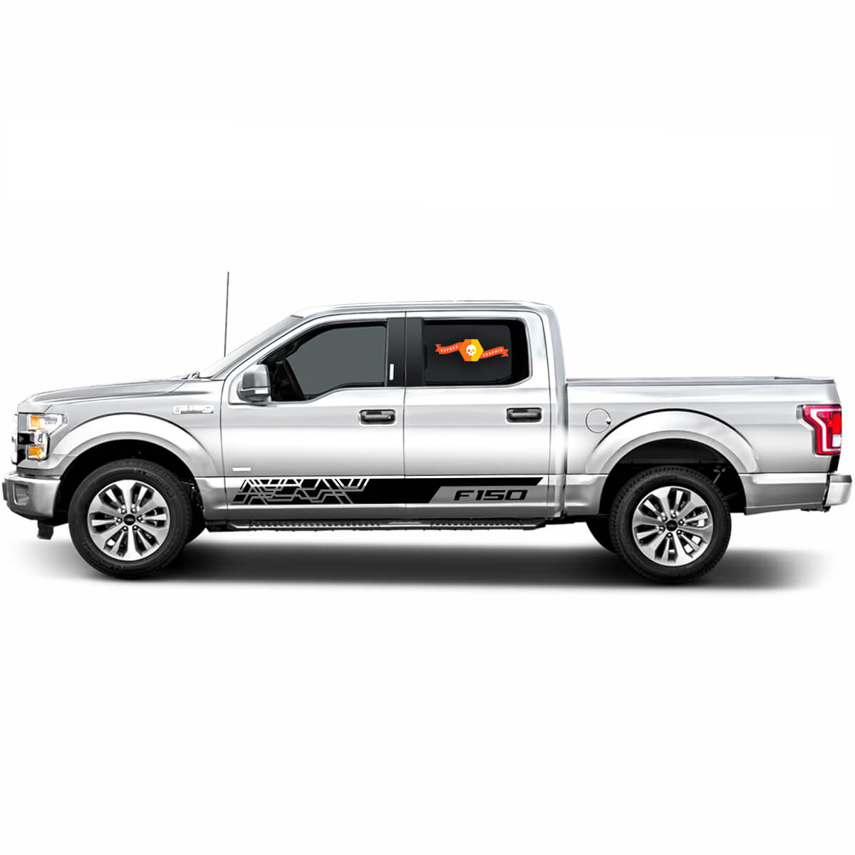 Ford F-150 F150 Vinyl Decal Sticker Graphics Side Door x2