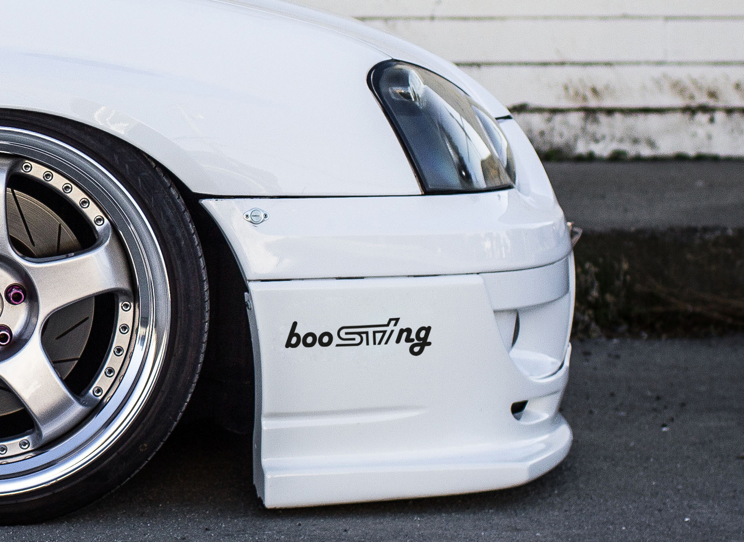 2x BooSTIng STI Tecnica International Motorsport Boxer Power Engine Stance Rally Vinyl Sticker Decal fits to Suba BRZ WRX Legacy