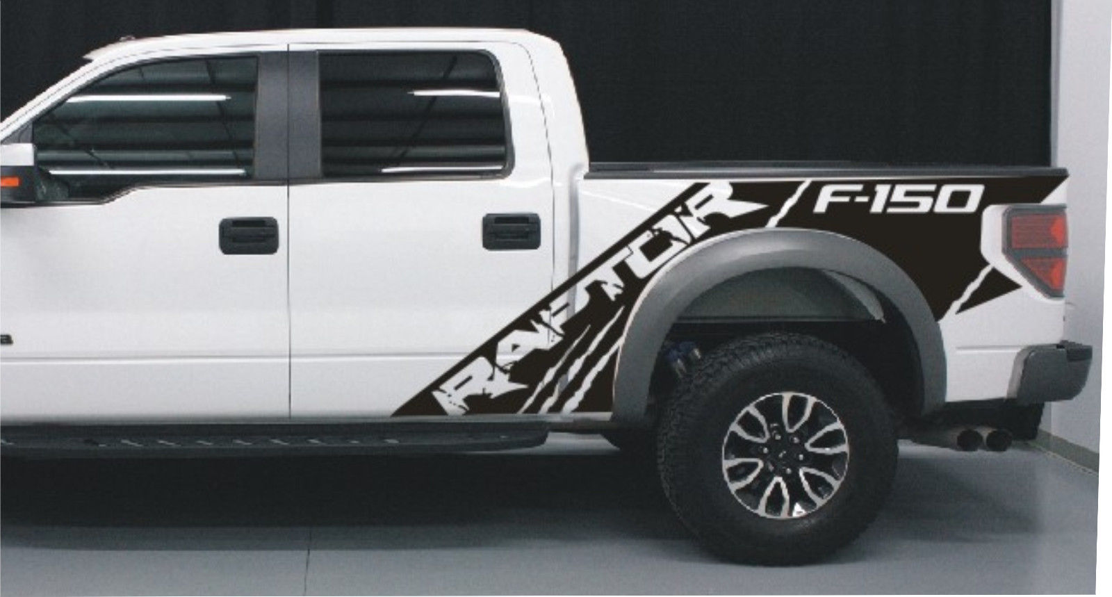 Ford Raptor SVT F150 Bedside Predator Vinyl Graphics Stickers Decals Fits 2010 Thru 2014