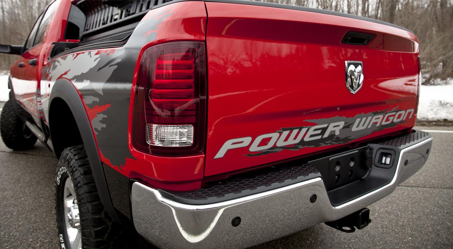 KIT of 2013 - 2020 Dodge Ram Power Wagon Hemi decal sticker for Tailgate driver and passenger side
