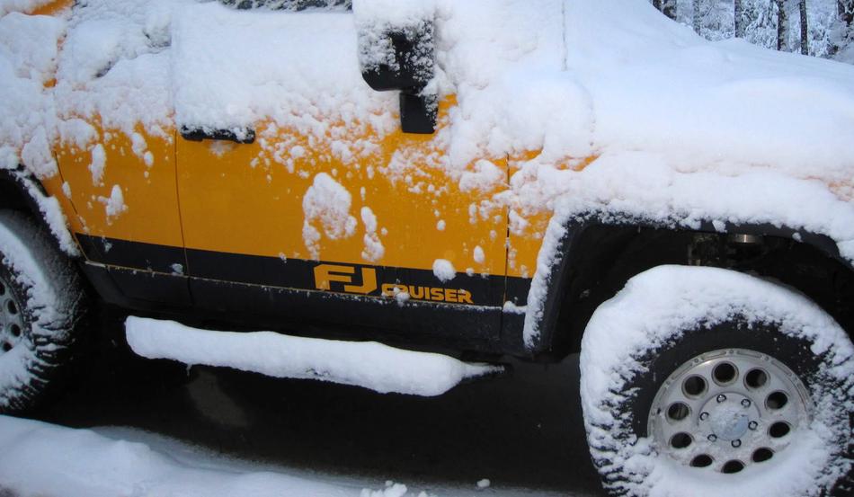 Toyota FJ Cruiser side Door stripes Decal Sticker