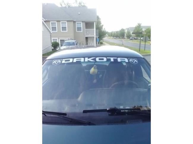 Window Windshield Banner Decal Sticker For Dodge Dakota Ram Vinyl
