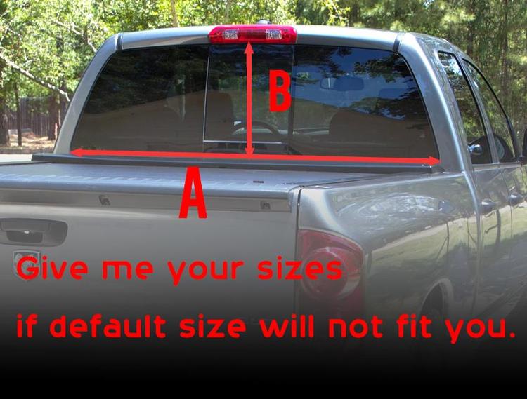 Star Destroyer Rear Window Decal Sticker Pick-up Truck SUV Car any size