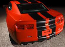 2010 - 2020 Chevy Camaro Tapered Double Rally Racing Stripes Sticker Decal 2012 2011 SS V6 1 2