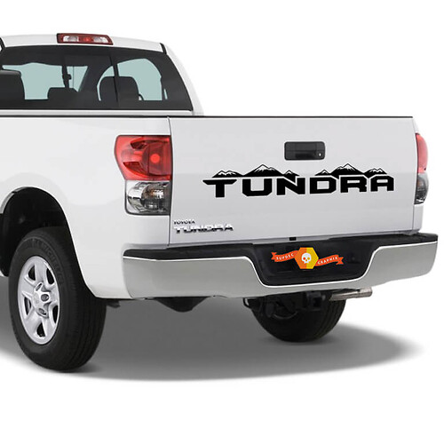 TOYOTA TUNDRA  Tailgate Stripe tailgate Decal graphics vinyl sticker
