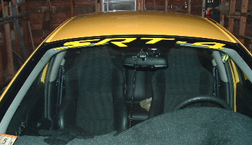 DODGE CHALLENGER SRT4 SRT8 Windshield decals stickers#1