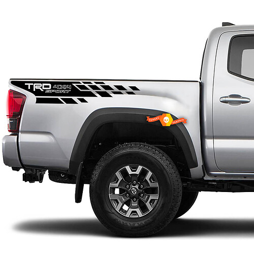 2X Toyota Tacoma TRD 4X4 SPORT 2016-2020 side Vinyl Decals stickers