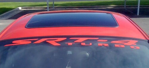 DODGE CHALLENGER TURBO SRT4 SRT8 Windshield decals stickers