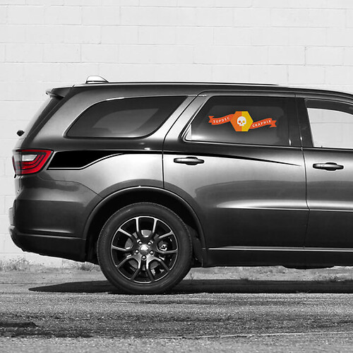 2 For 2011-2020 Dodge Durango Stripes PROPEL SIDE Door Vinyl Graphic Sticker Decal Stripes