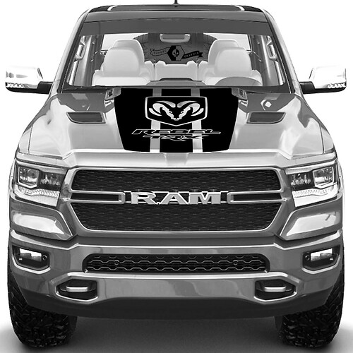 Dodge Ram Rebel TRX 2021+ Hood Truck Vinyl Sticker Decal Graphic