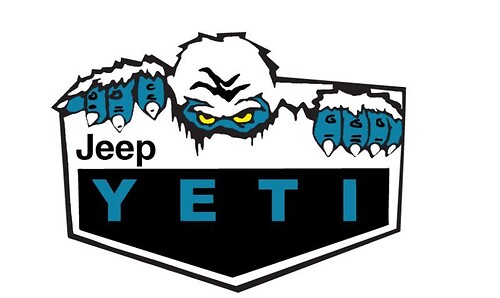 Jeep Wrangler Rubicon Yeti Edition CJ TJ YK JK XJ Vinyl Sticker