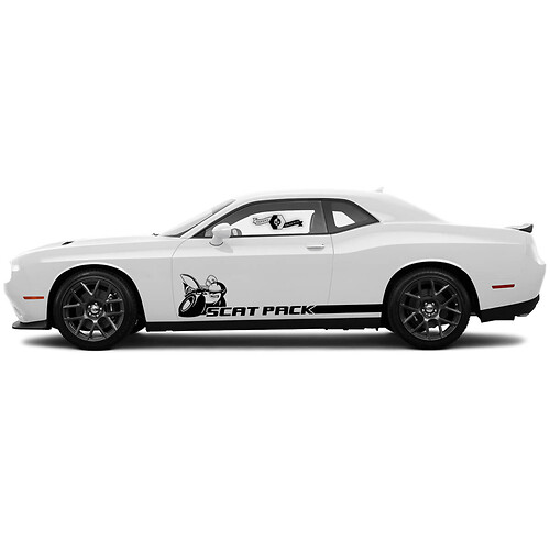 Scat Pack Rocker Panel decals for Dodge Challenger or Charger Vinyl Decals Stickers