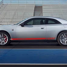 Side rocker panel decal Stickers stripes for Dodge Charger Electric 3