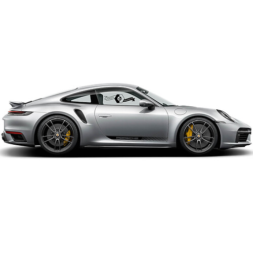 Porsche 911 Carrera Classic Side Stripes Doors Kit Decal Sticker 