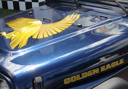 Jeep Wrangler Golden Eagle Hood Sticker Decal
