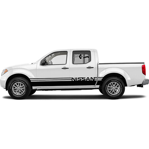 2 Decal Sticker Graphic Side Stripe Doors For Nissan Frontier Navara D40 D22 