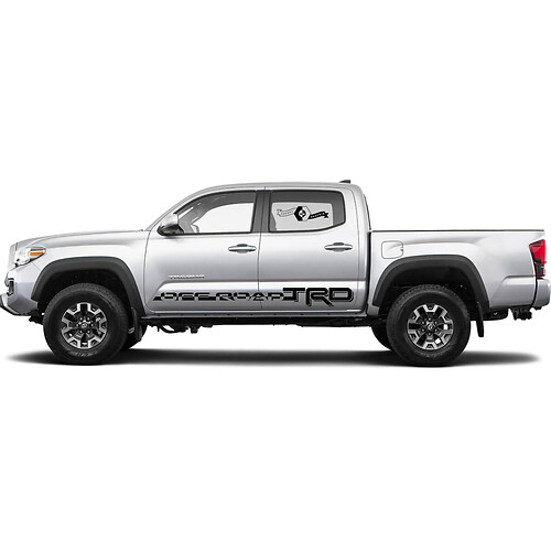 2 ඩිකාල් තිරයේ තිර දැල් තිරය Toyota Trd Off Road Tacoma Stripe Rocker Panel ඩිකාල් තිරයේ පැනල් දැල් තිරය අධිකාරීත්ව පැනල් දැල් තිරය ග්‍රැෆික් සයිඩ්
