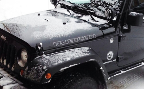 2 Jeep Rubicon Hood Any Colors CJ TJ YK JK XJ circuit Vinyl Stic