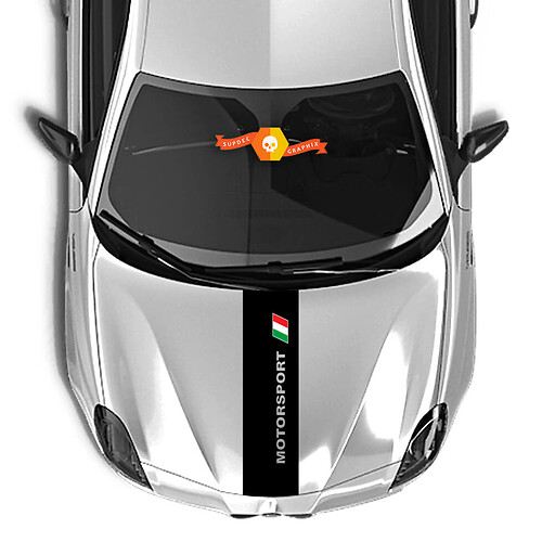 Alfa Romeo hood sticker Motosport Italy 2021 Vinyl Decal Sticker

