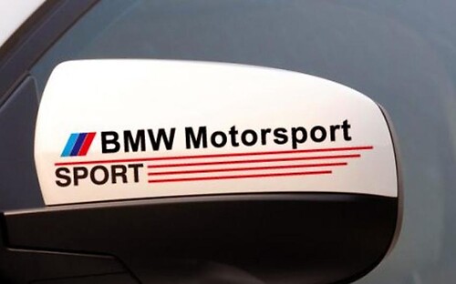 BMW Motorsport sport decal sticker