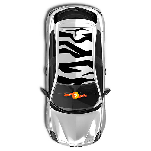 Vinyl Decals side Graphic Stickers Alfa Romeo roof zebra new 2022