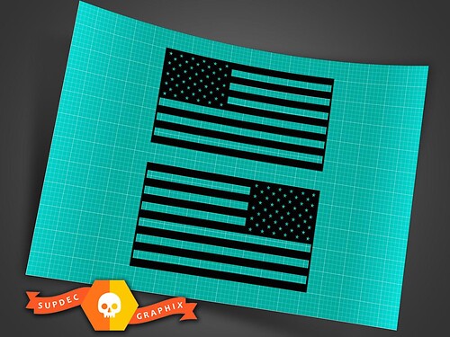 2 Jeep USA Flag jk Wrangler Left and Right Stickers Decals
