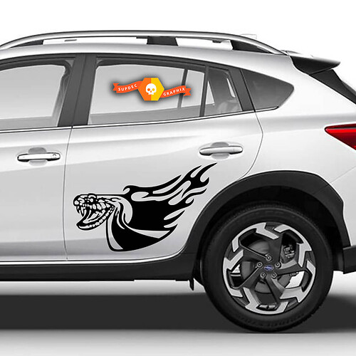 Vinyl Decals Graphic Stickers side сar Toyota bite cobra drawing new 2022