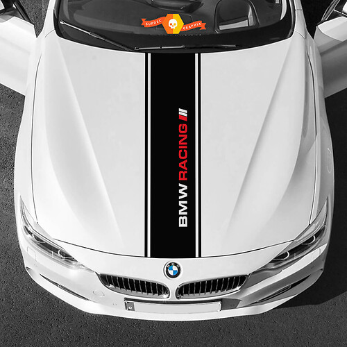 Vinyl Decals Graphic Stickers bmw hood in middle BMW Racing new
