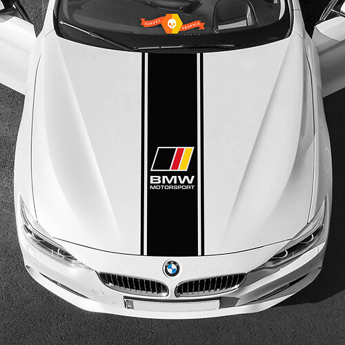 Vinyl Decals Graphic Stickers bmw hood in middle BMW Motorsport