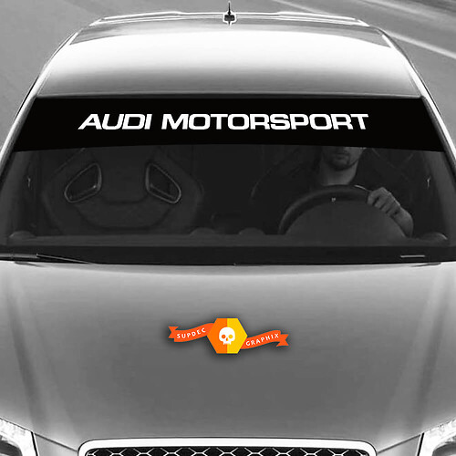Vinyl Decals Graphic Stickers windshield Audi sunstrip Motorsport 2022