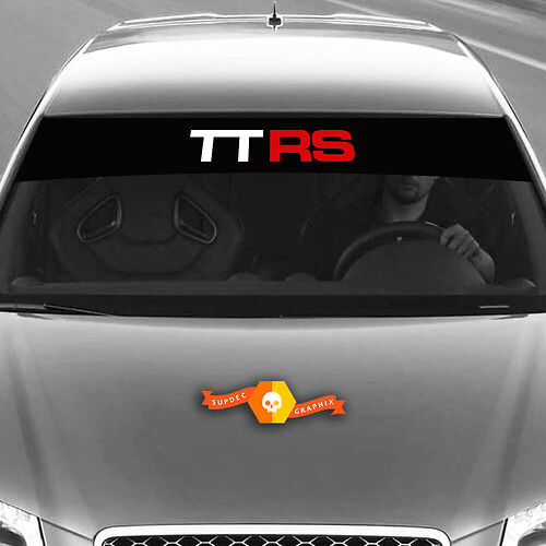 Vinyl Decals Graphic Stickers windshield Audi sunstrip  TT RS 2022

