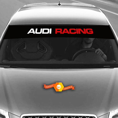 Vinyl Decals Graphic Stickers windshield Audi sunstrip  Racing 2022
